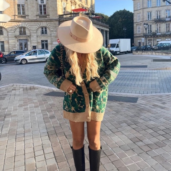 Zara Blogger Favorite Jacquard Cardigan - Picture 6 of 11